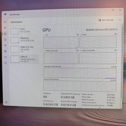 Alienware Aurora R10 Ryzen 7 5800X 3.60GHz 32GB RAM 2TB SSD GeForce RTX 3070 Ti