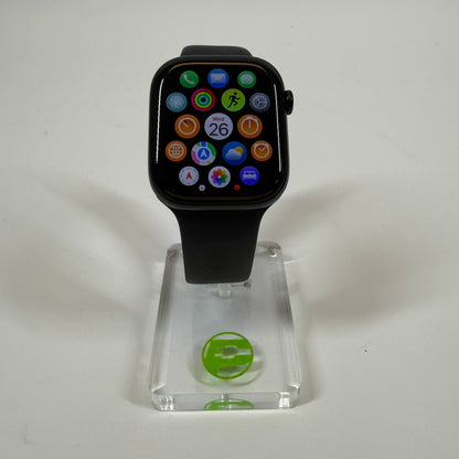 GPS Only Apple Watch Series 10 46MM Black Aluminum Black Sport Band