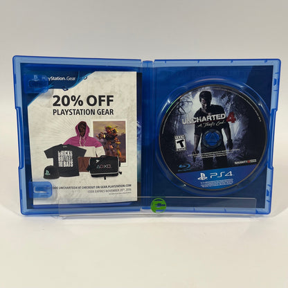 Uncharted 4 A Thief's End (Sony PlayStation 4 PS4, 2016)